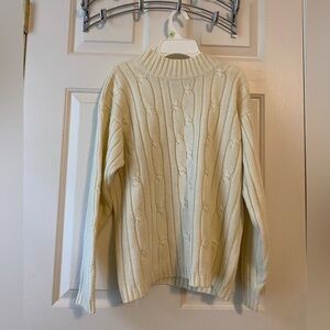 Alexis Reed Soft Off White Knit Sweater
